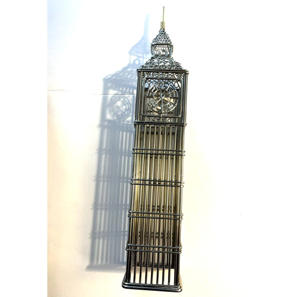 Doodle Destinations Eiffel Tower Big Ben Empire State Building 3 Pc Decor 12" - Picture 8 of 13